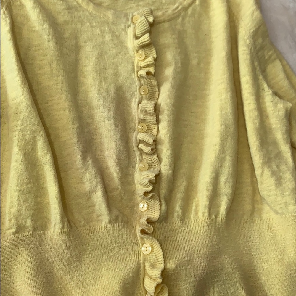 Soft Yellow Cardigan - Picture 3 of 5